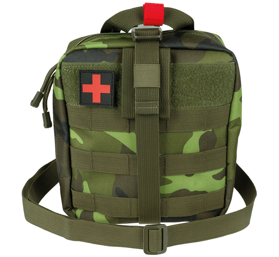 MFH - Pouch  -  Eerste hulp  -  Grote  -  "MOLLE"  -  M 95 CZ camo