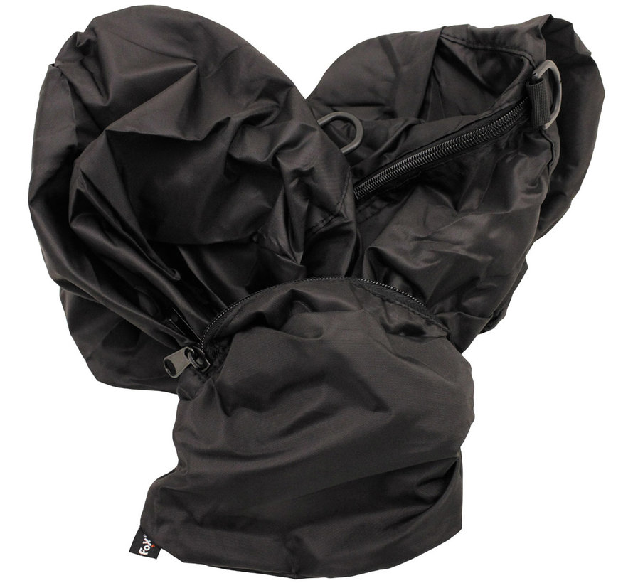 Fox Outdoor - Bekleidungstasche -  faltbar -  schwarz