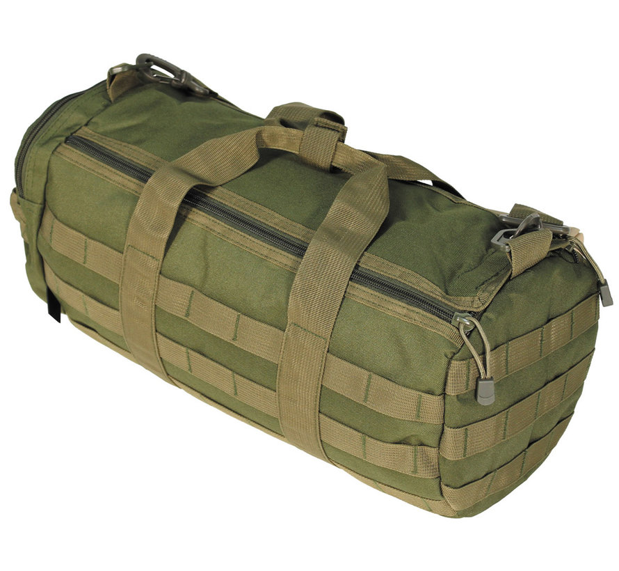 Max Fuchs - Einsatztasche -  rund -  "MOLLE" -  oliv