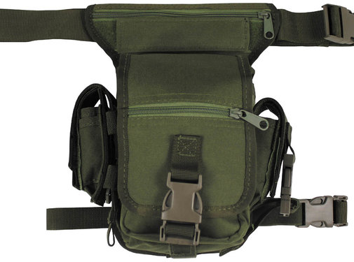 MFH MFH - Sac banane -  kaki -  fixation ceinture et jambes