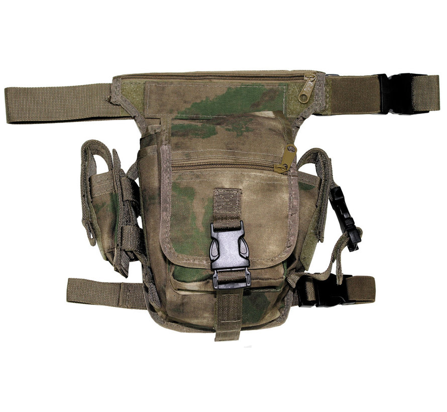 MFH - Sac banane - HDT camou vert - fixation ceinture et jambes