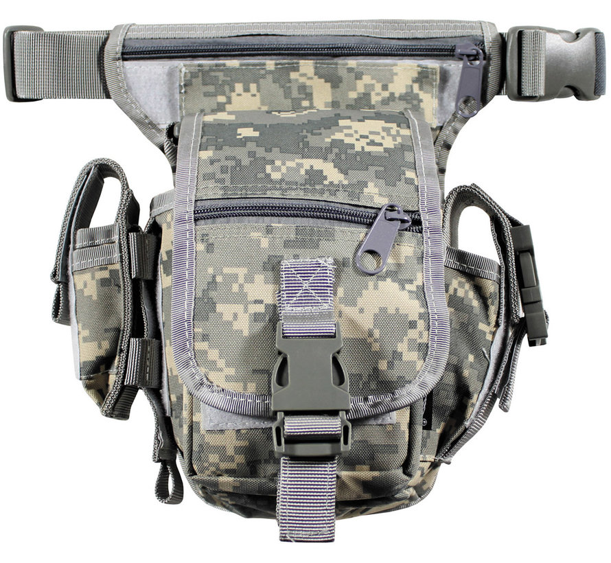 MFH - Sac banane - AT-digital camo - fixation ceinture et jambes