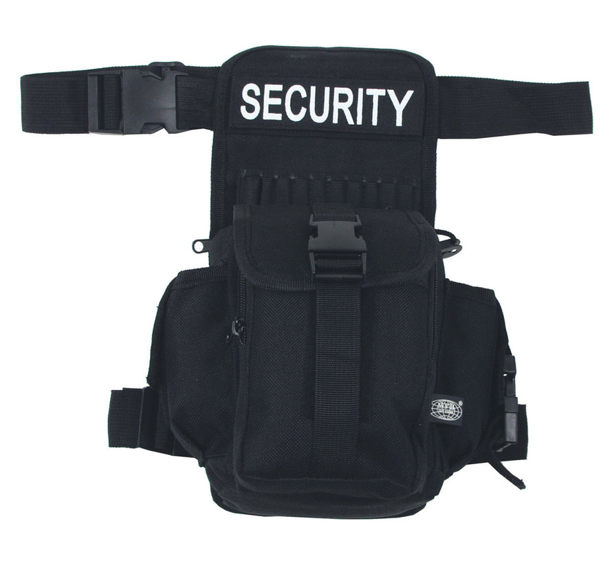 MFH - Hüft- und Oberschenkeltasche -  "Security" -  schwarz