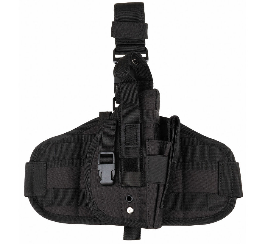 MFH - Been Holster  -  "MOLLE"  -  Recht  -  Zwarte