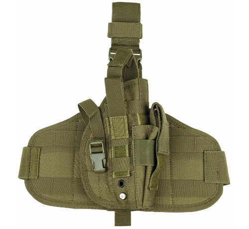 MFH MFH - Been Holster  -  "MOLLE"  -  Recht  -  OD groen