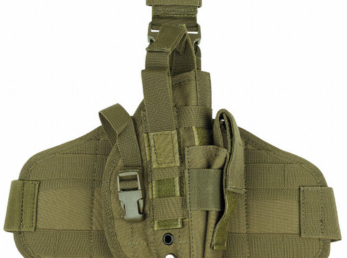 MFH MFH - Holster -  "MOLLE" -  sangles de cuisse et ceinturon -  kaki