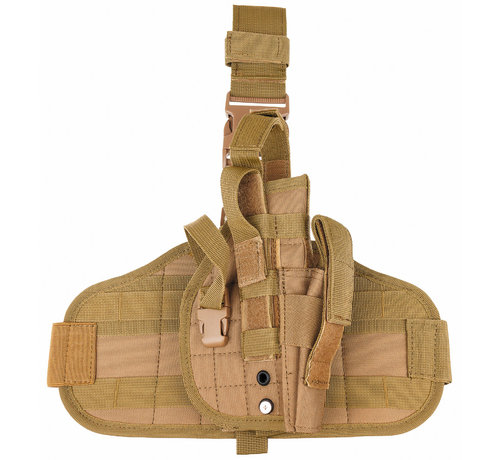 MFH MFH - Pistolenbeinholster -  "MOLLE" -  rechts -  coyote tan