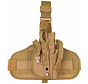 MFH - Pistolenbeinholster -  "MOLLE" -  rechts -  coyote tan