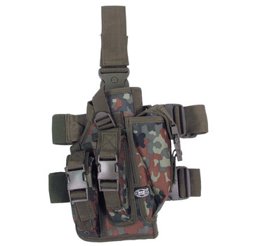 MFH MFH - Holster -  BW camo -  fix. ceinture et cuisse -  droit