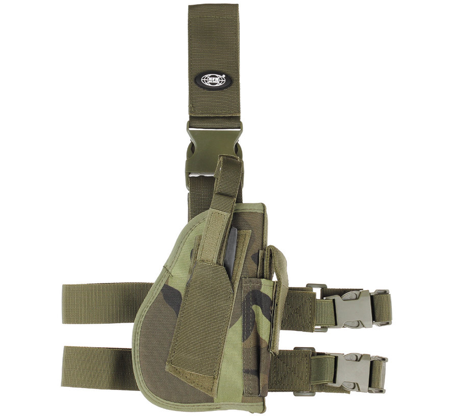 MFH - Holster -  M 95 CZ camo -  fix. cuisse et ceinture -  droit