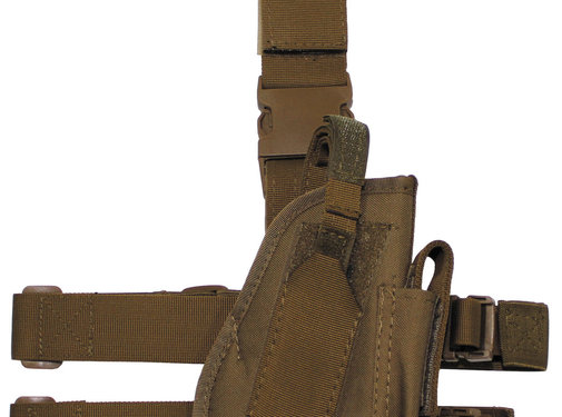 MFH MFH - Holster - coyote tan - fix. cuisse et ceinture - droit