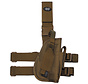 MFH - Holster -  coyote tan -  fix. cuisse et ceinture -  droit
