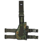 MFH MFH - Holster -  BW camo -  fix. cuisse et ceinture -  droit