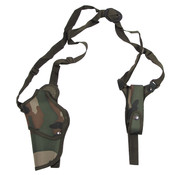 MFH MFH - Holster d'épaule -  gauche -  woodland -  avec porte-chargeur