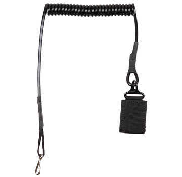 MFH MFH - Sicherheitsband für Pistole - schwarz - mit Karabiner