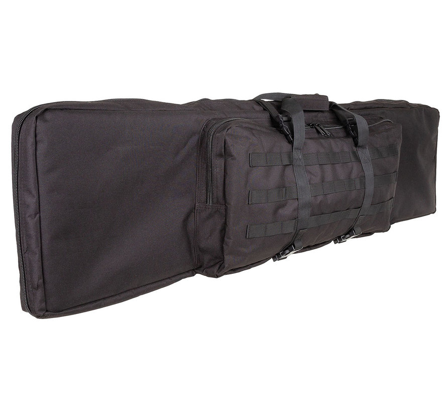 MFH - Sac de carabine -  grand -  noir -  rembourrée -  pour 2 fusils