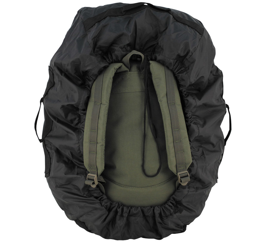 Fox Outdoor - Rucksacküberzug -  "Transit I" -  schwarz -  80-100 l