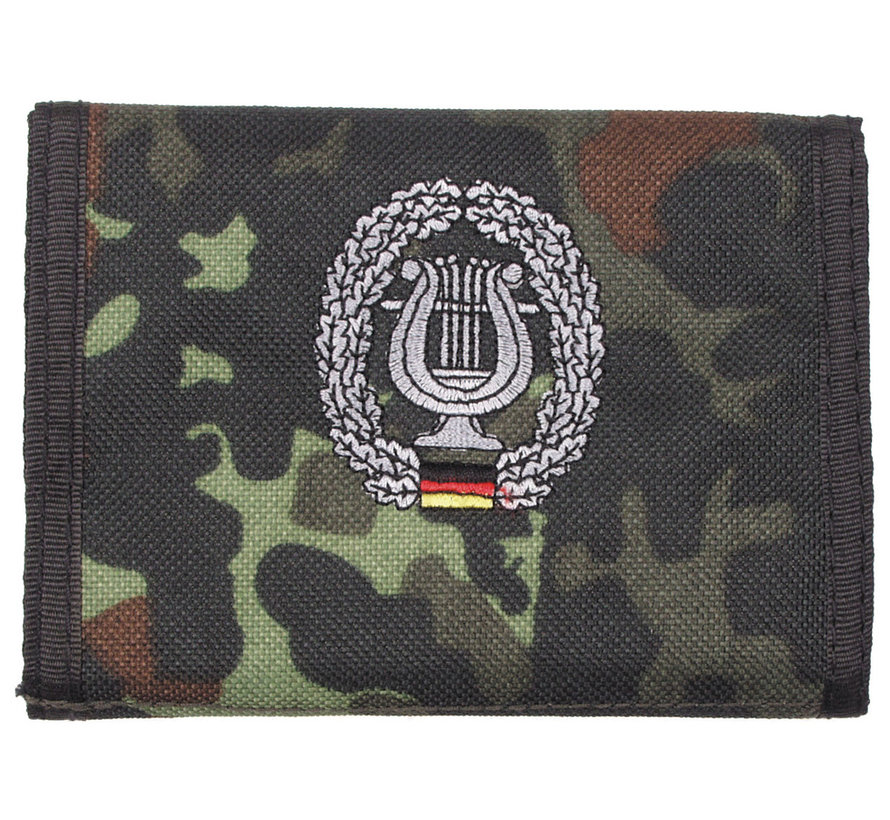 MFH - BW Geldbörse -  flecktarn -  "Musikkorps"