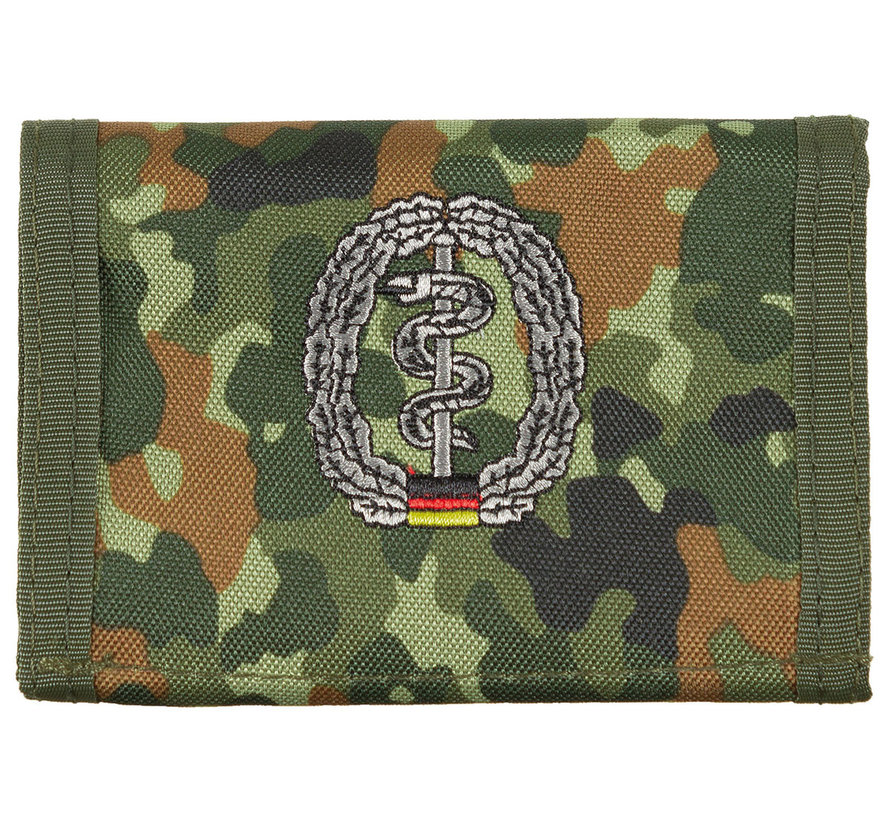 MFH - BW Geldbörse -  flecktarn -  "Sanitäter"