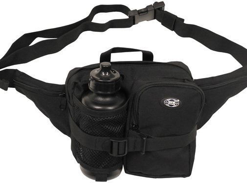 MFH MFH - Sac banane avec gourde - noir - avec plusieurs poches