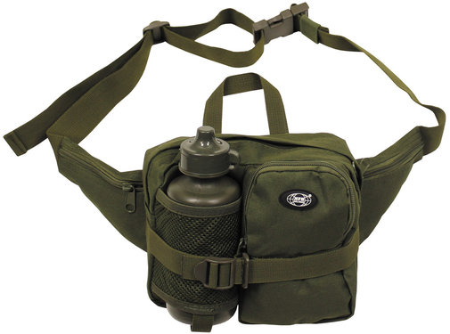 MFH MFH - Sac banane avec gourde - kaki - avec plusieurs poches