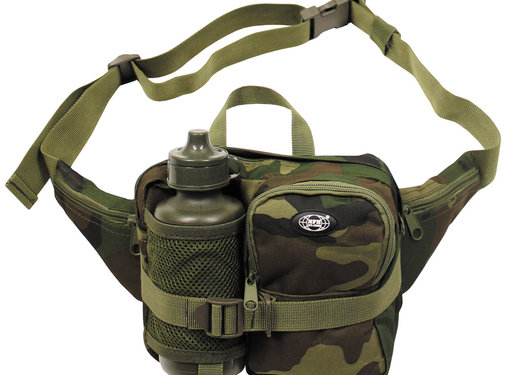 MFH MFH - Sac banane avec gourde - woodland - avec plus. poches