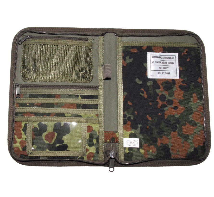 MFH - Schreibmappe -  flecktarn -  A5 -  Cordura