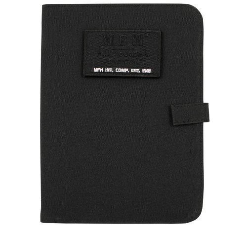 MFH MFH - Cahier - A5 - noir - reliure à anneaux - feuilles