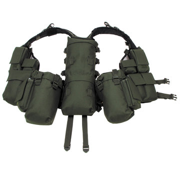 MFH MFH - Tactisch Vest  -  verschillende zakken  -  OD groen