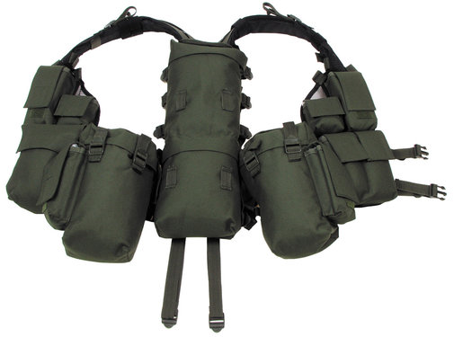 MFH MFH - Tactisch Vest - verschillende zakken - OD groen