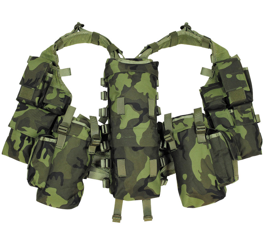 MFH - Tactisch Vest  -  verschillende zakken  -  M 95 CZ camo