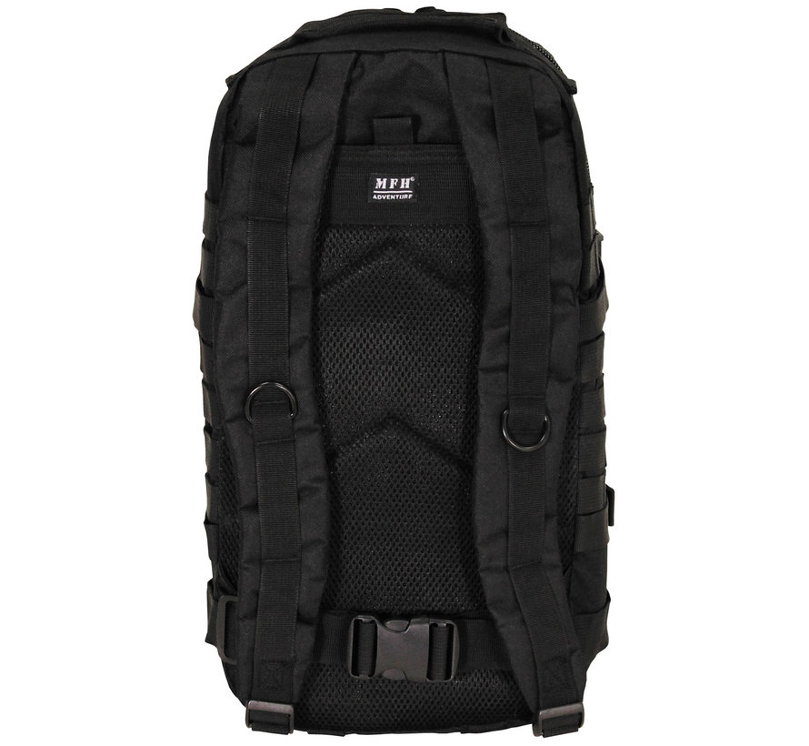 MFH - US Rucksack -  Assault I -  "Basic" -  schwarz