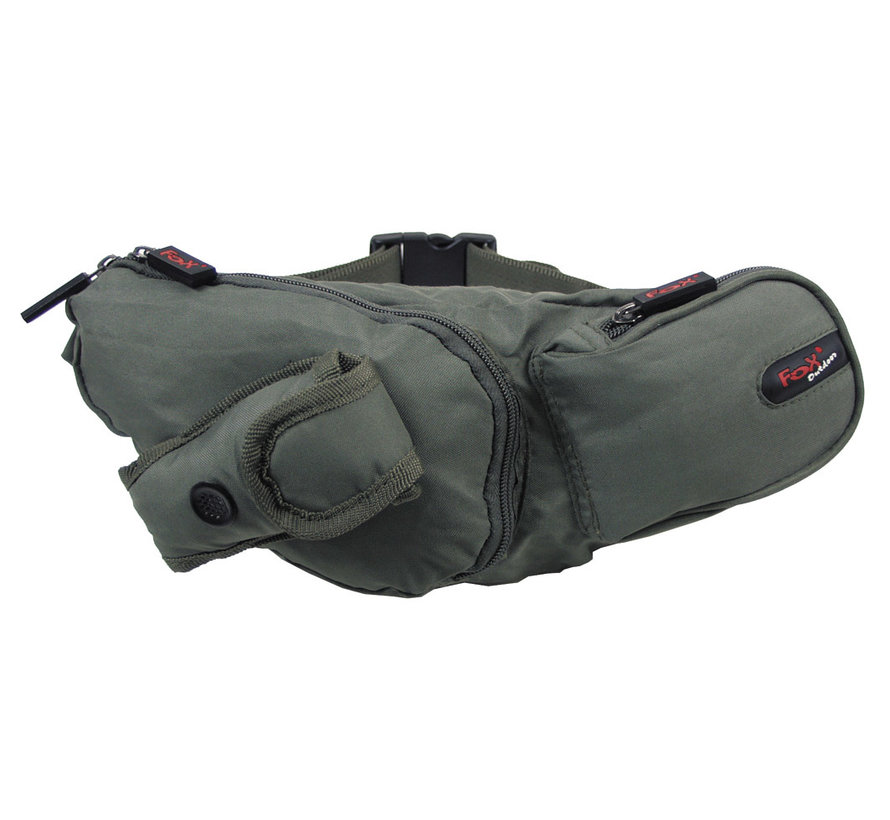 Fox Outdoor - Sac banane -  kaki -  avec poche pour tel. port.