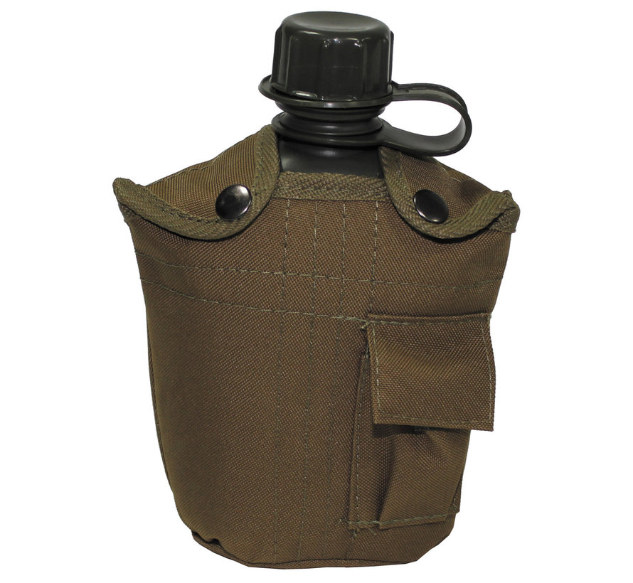 MFH - Amerikaanse plastic kantine  -  1 l  -  Cover  -  coyote tan  -  BPA gratis