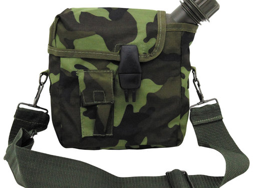 MFH MFH - US gourde -  2 qt. -  anguleuse -  avec housse -  M 95 CZ camou