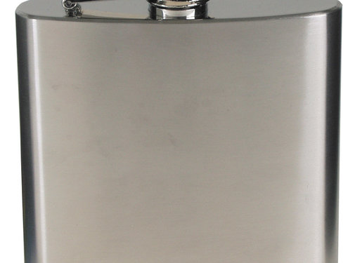 Fox Outdoor Fox Outdoor - Flasque - acier inoxydable - chrome mat - 6 OZ - 170 ml