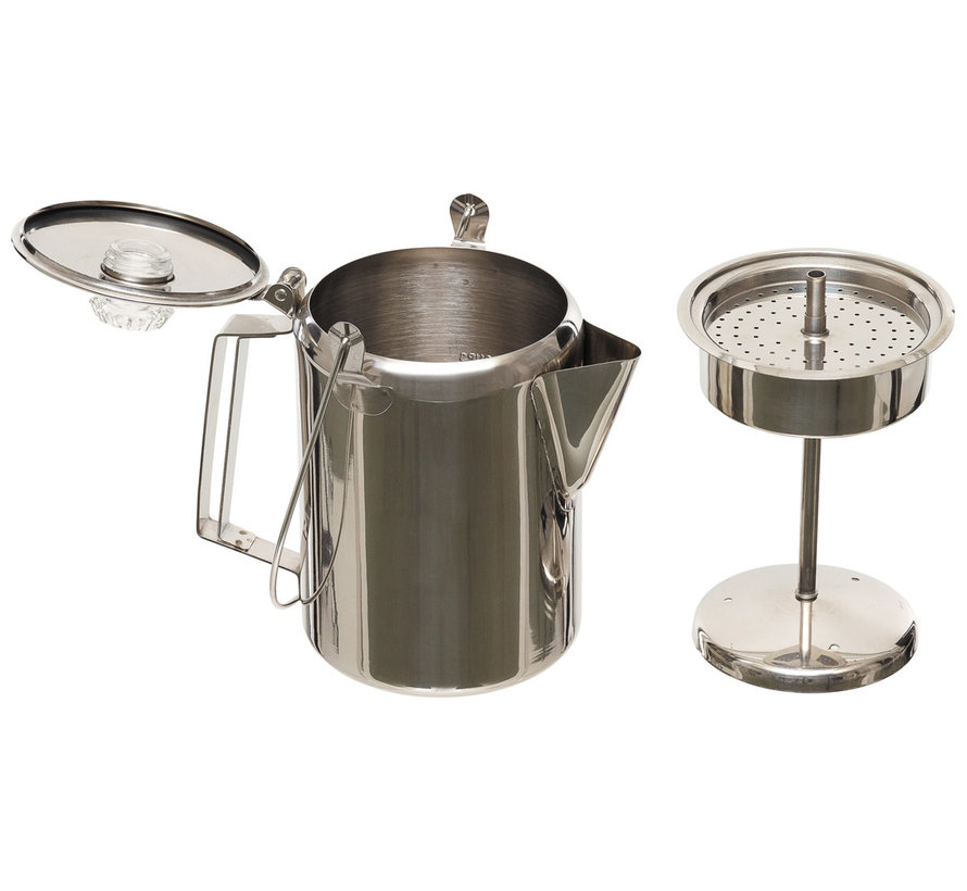 Fox Outdoor - Cafetiére avec Percolateur -  Inoxydable -  (9 tasses)