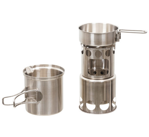 Fox Outdoor  Fox Outdoor - Popote "Travel" -  Inox