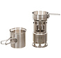 Fox Outdoor - Popote "Travel" -  Inox