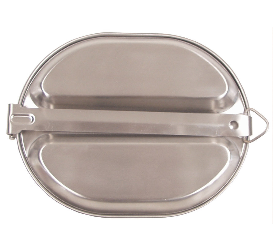 MFH - Amerikaanse Mess Kit  -  Rvs  -  2-delige