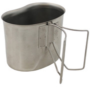 MFH MFH - US Canteen Cup  -  Rvs  -  opvouwbare handgrepen