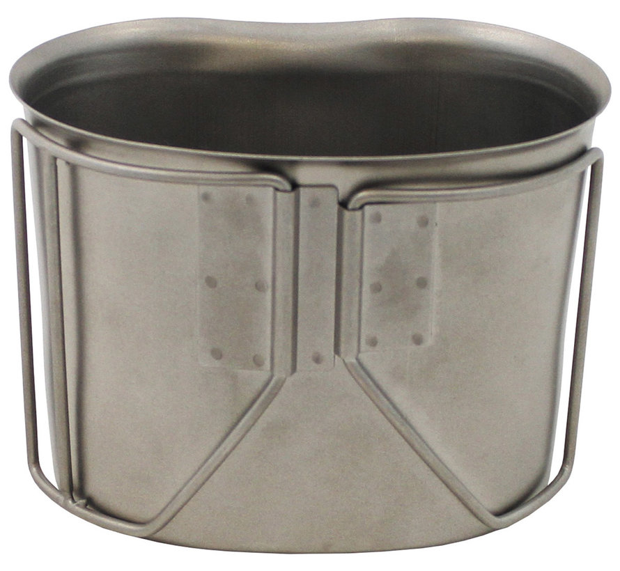 MFH - US Canteen Cup  -  Rvs  -  opvouwbare handgrepen