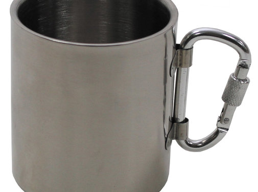 Fox Outdoor Fox Outdoor - Tasse -  Inox -  mousqueton -   à double paroi -  300 ml