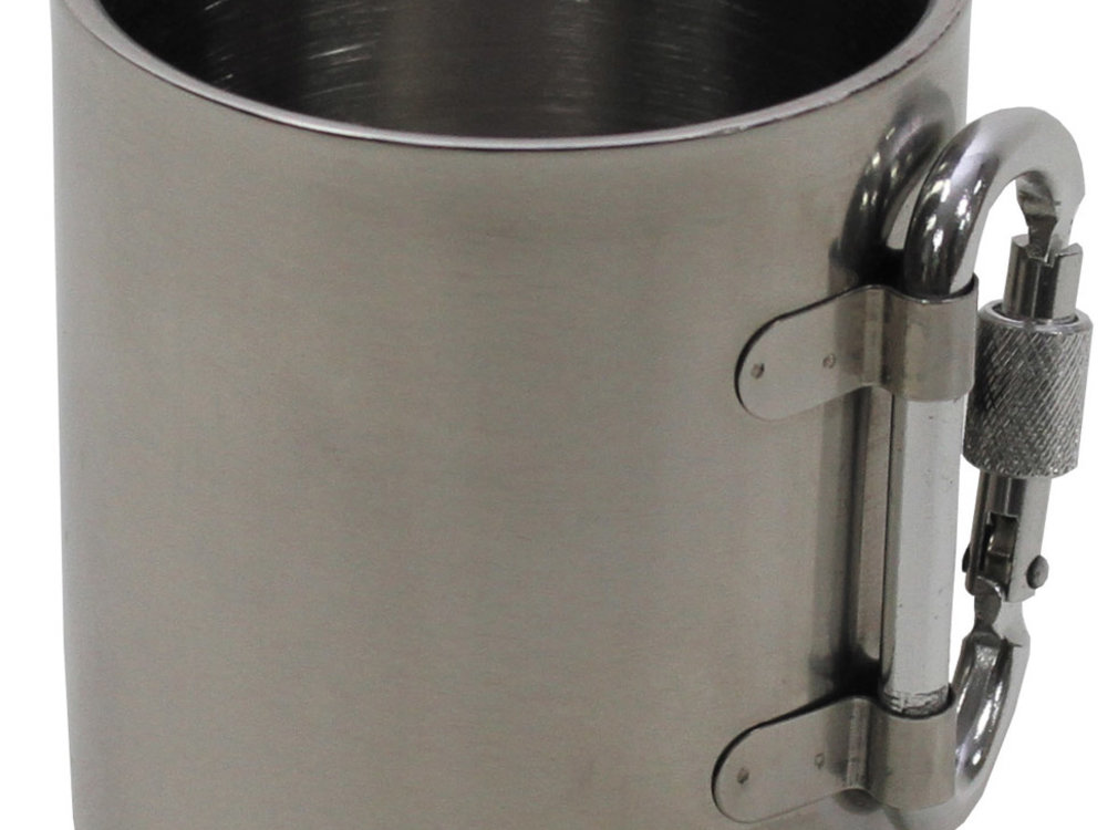 Fox Outdoor Fox Outdoor - Tasse -  Inox -  mousqueton -   à double paroi -  300 ml