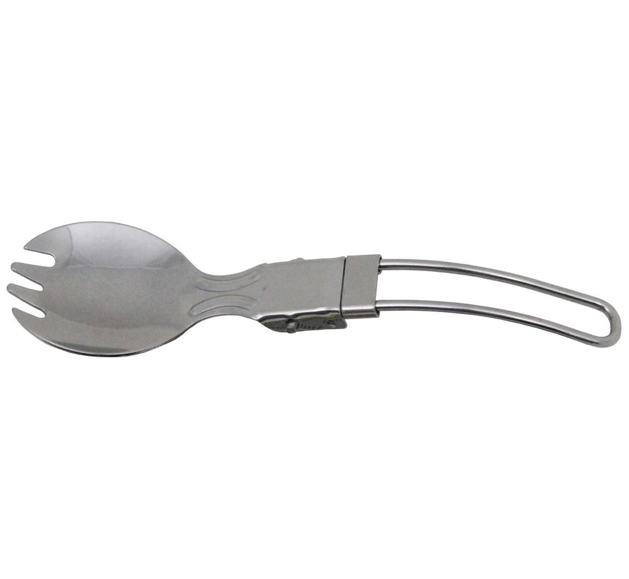 Fox Outdoor - Spork  -  Opvouwbaar  -  Rvs