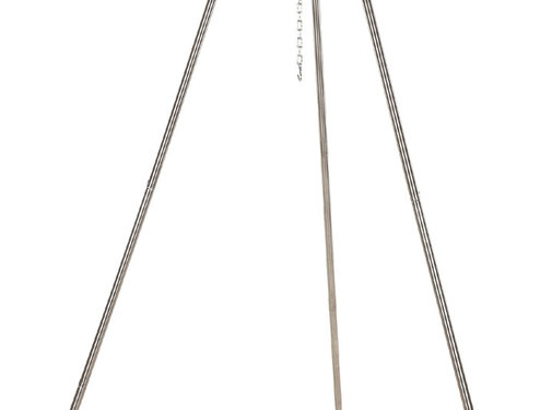 Fox Outdoor Fox Outdoor - Dreibein - ca. 1 - 9 m - Edelstahl - mit Kette und Haken