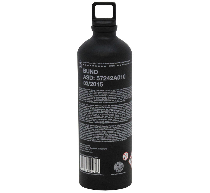 Katadyn - Bouteille de combustible -  noir -  "OPTIMUS" -  600 ml