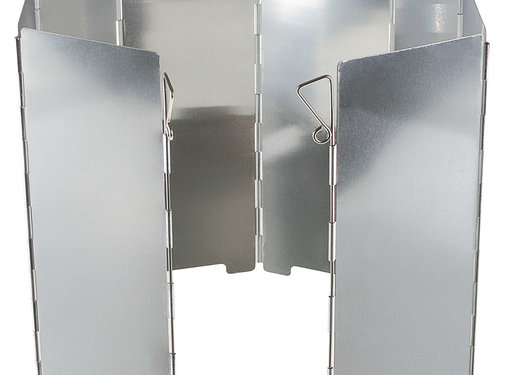 Fox Outdoor Fox Outdoor - Pare-vent -  en alu -  pliable -  grand -  8 lattes -  ca. 67 x 24 cm