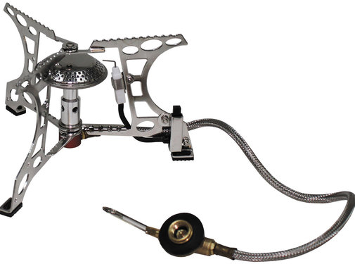 Fox Outdoor Fox Outdoor - Gaskocher - klappbar - mit Schlauch und Piezo-Zündung