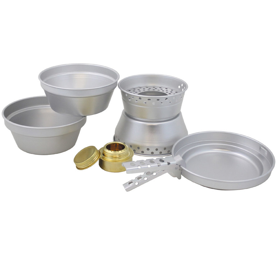 Fox Outdoor Kookset "Premium" Aluminium Mess Kit branderset - Lechuza | OutdoorClick by C.V.